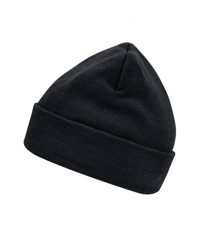 Unisex Knitted Cap Thinsulate™ Black 7806