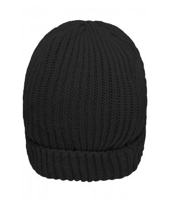 Unisex Warm Knitted Cap Black 7882