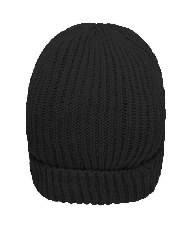 Unisex Warm Knitted Cap Black 7882