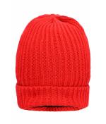 Unisex Warm Knitted Cap Red 7882