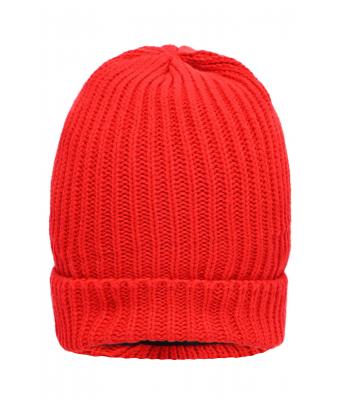 Unisex Warm Knitted Cap Red 7882